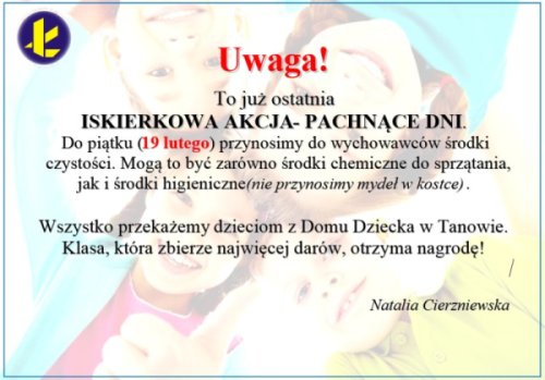 ISKIERKOWA AKCJA- PACHNCE DNI